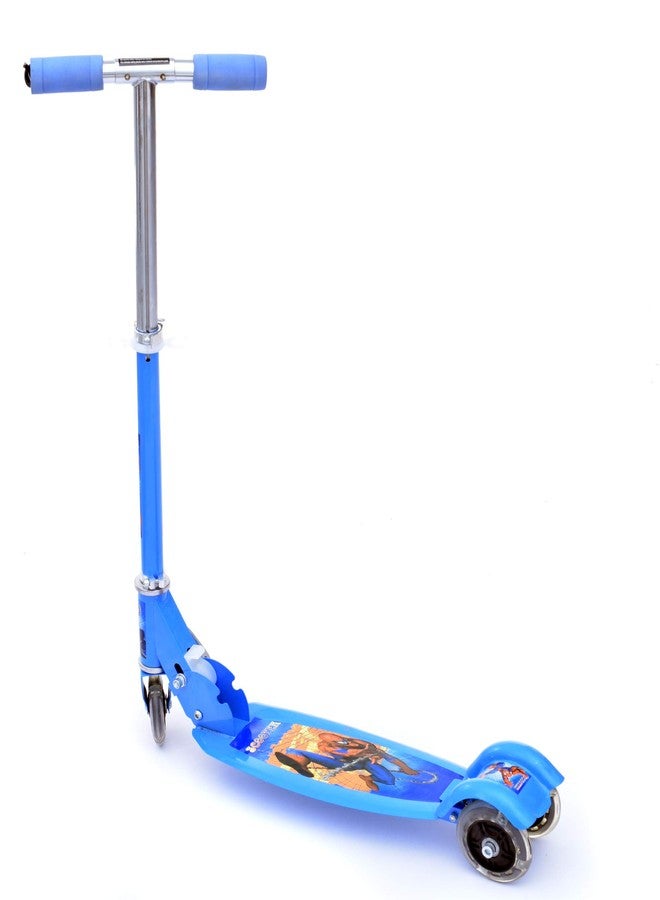 IRIS Kids Foldable 3 Wheel Scooter Tricycle for Indoor & Outdoor Fun (Blue) - Image 3
